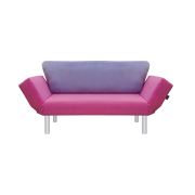 Futon Selçuk İkili Kanepe () Pembe-Lila