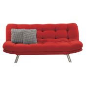 Futon Marmaris Üçlü Kanepe - Kırmızı