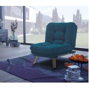 Futon Marmaris Tekli Kanepe - Petrol Mavisi