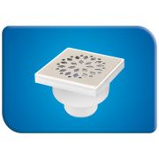 Gama Kare Yer Süzgeci 10x10 Ø50 (Alttan Çıkışlı) Kod:21607