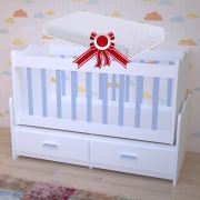 Garaj Home Elegant Beşik + Yatak Mavi