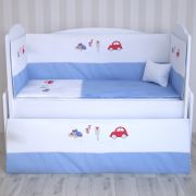 Garaj Home Trafik Uyku Seti Mavi 70x130 cm