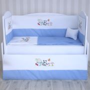Garaj Home Mantar Ayıcıklı Uyku Seti Mavi 70x130 cm