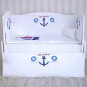 Garaj Home Denizci Uyku Seti Beyaz 70x130 cm
