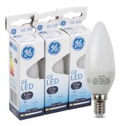 GE 3'lü Led Mum Ampul 3,5W Sarı Işık