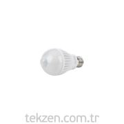 7W Sensörlü Led Ampul Beyaz KES092B Beyaz Işık