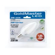 Goldmaster LA-106BM Led Buji Ampul 3 Watt Soğuk Beyaz