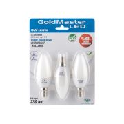 Goldmaster LA-106BM-BL3 Led Mum Ampul 3'Lü Paket Beyaz Işık