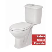 Elit Alttan Çıkışlı Klozet Beyaz Dekorsuz Rkvt ft1919