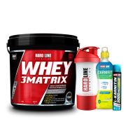 Hardline Whey 3 Matrix 4000 Gr Protein Tozu Çilek
