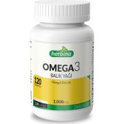 Herbina Omega 3 Balık Yağı 1000 mg 120 Softgel Kapsül