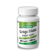 Herbine Ginkgo Biloba Mabet Ağacı 200 Kapsül 800 mg