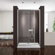 Hydrocabin Slim 128 IDK 120*80 Tekne + İki Duvar Arası Bir Sabit Bir Kayar Kabin