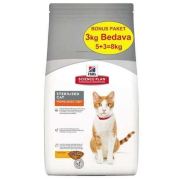 Hills Science Plan Sterilised Tavuklu Kısırlaştırılmış Yetişkin Kedi Maması 6+2 Kg Bonus Paket