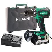 Hitachi DS18DBSL 18Volt/5.0Ah Li-ion Çift Akülü Kömürsüz Profesyonel Vidalama
