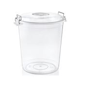 Hobby Life Plastik 4 No Şeffaf Kilitli Bakliyat Kovası (70lt) 11306