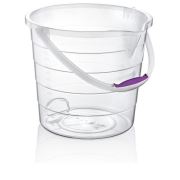Hobby Life Plastik Şeffaf Kademeli Temizlik Kovası (15 lt) 81197