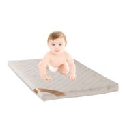 Holmer Kids Çift Taraflı Pamuk-Peluş Organik Yün Oyun Parkı Yatak 60x120 cm