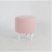 Homaks Glory Daire Pembe Puf Ayaklı Çap: 40 cm