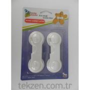 Home Puzzle Dolap Cam Kapak Kilidi 2'li 38x100 mm - GC001