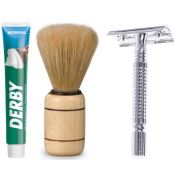 Derby Traş Jilet Krem Fırça Premium Traş Seti 712567