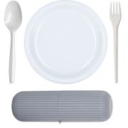 HomeCare 92 Parça Plastik Tabak Çatal Kaşık Özel Kutulu Set 712561