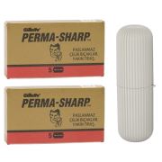 PermaSharp 10 Adet Tıraş Jileti Tıraş Malzeme Kutusu Set 713126