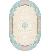 Homex Dijital Saçaklı Oval Halı 1032A 80x150 cm