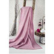 Homex Çift Kişilik Açık Pembe Battaniye - 180x220 cm