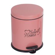 Homex 12LT Pedallı Çöp Kovası-Pembe