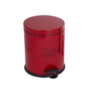 Homex 5Lt Pedallı Çöp Kovası-Kırmızı