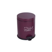 Homex 3Lt Pedallı Çöp Kovası-Mor