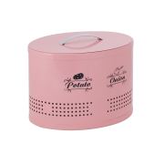 Homex 2 Bölmeli Oval Patates/Soğan Kutusu-Pembe