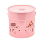 Homex Yuvarlak Patates/Soğan Kutusu-Pembe