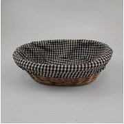 Homex Kahve Oval Hasır Sepet