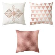Homex Dijital Baskılı 3'lü Kombin Kırlent - 40x40 cm (home2570)