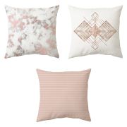 Homex Dijital Baskılı 3'lü Kombin Kırlent - 40x40 cm (home2573)