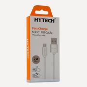 Hytech HY-X82 1M 2A Micro Usb Beyaz Şarj Kablosu
