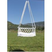 İda Davul Salıncak 60 cm Beyaz