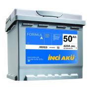 İnci Akü Formul A (Alçak) 12V 50Ah 420CCA