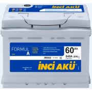 İnci Akü Formul A 12V 60Ah 540CCA