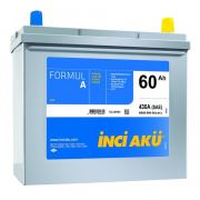 İnci Akü Formul A Asia 12V 60Ah 430CCA