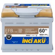 İnci Akü NanoGold (Start-Stop) Ela 12V 60Ah 560CCA