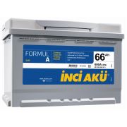 İnci Akü Formul A (Alçak) 12V 66Ah 600CCA