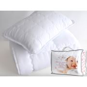 İrya Bonny Bebek Yorgan + Yastık Set Beyaz