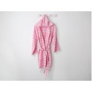 İrya Tılsım Kara Tezgah Bornoz Pembe L-XL