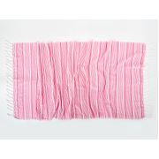 İrya Tılsım Kara Tezgah Peştemal Pembe 90x170 cm