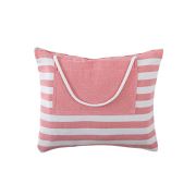 İrya Elvia Plaj Çantası ve Havlusu Pembe 90x170 cm