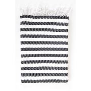 İrya Lıny Kara Tezgah Peştemal Beyaz 90x170 cm