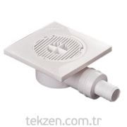 Japar Döner Başlıklı Yer Sifonu 12 x 12 cm-50501